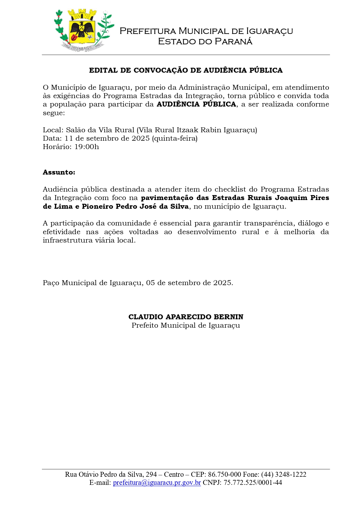 AUDIÊNCIA