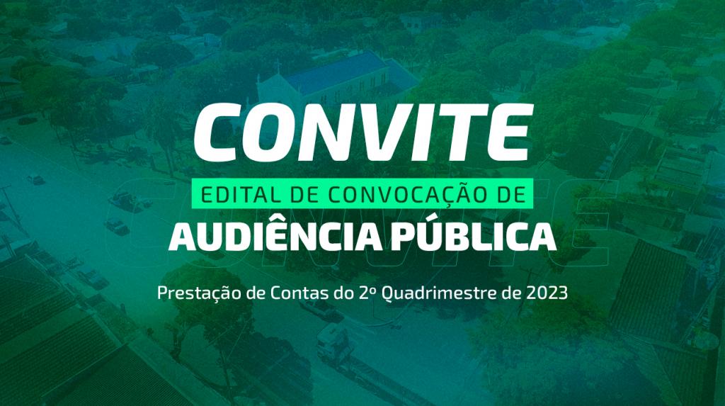 Convite para Audiência Pública 